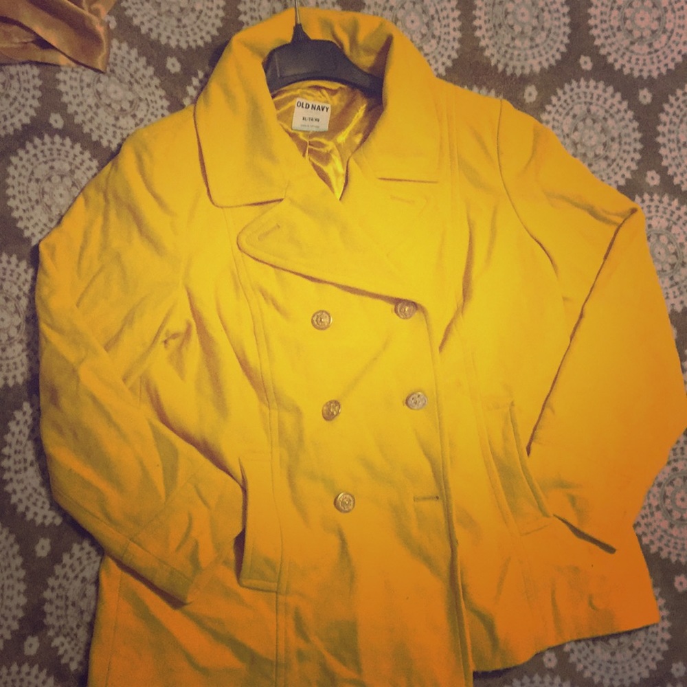 Yellow Pea Coat